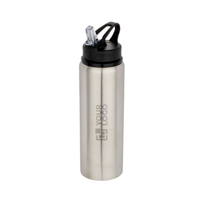 Botella de acero inoxidable reciclado de pared simple 800ml