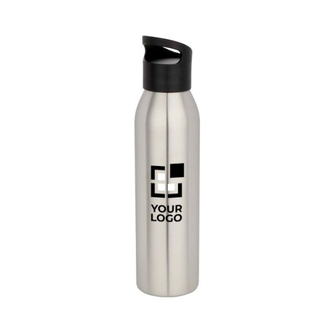 Botella de acero inoxidable reciclado de pared simple 650ml
