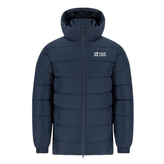 Parka de poliéster acolchada resistente al viento y al agua MKT Eren 