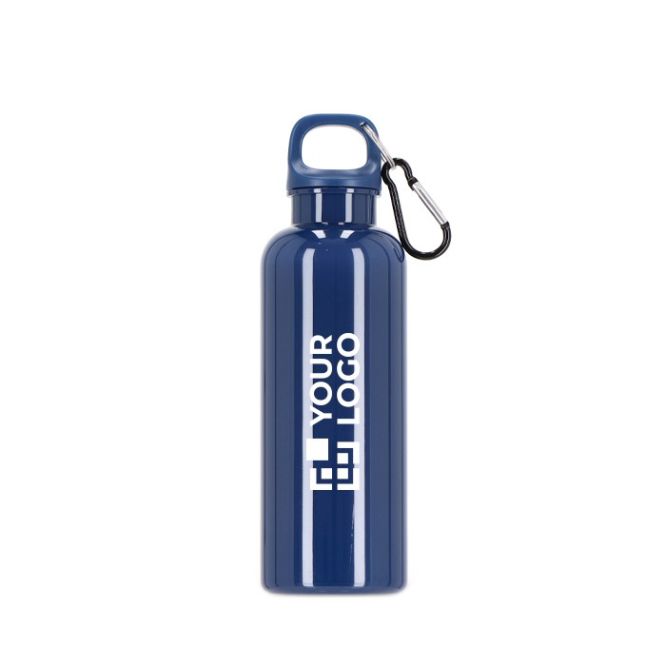 Botella de plástico en vivos colores con tapón a juego 500ml
