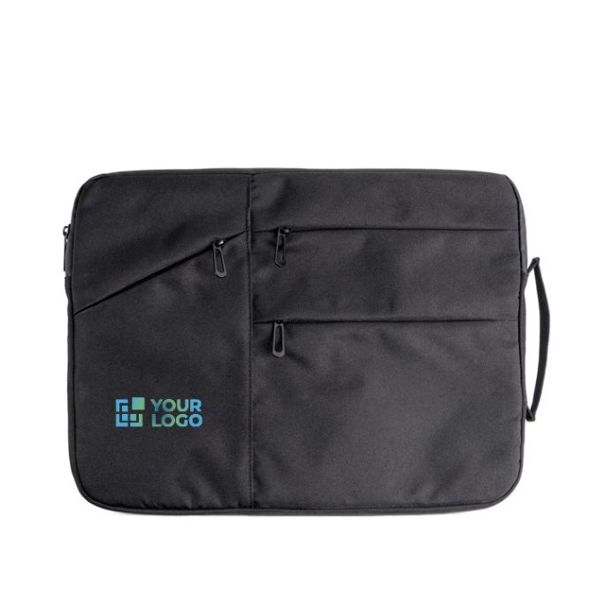 Maletín para portátil con asa ergonómica y bolsillos exteriores 15.6