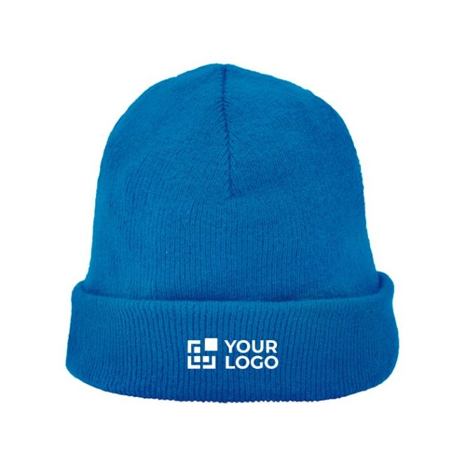 Gorro de punto acrílico con doble vuelta inferior 320 g/m2 vista principal