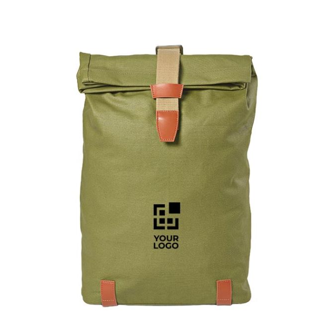 Mochila impermeable de algodón reciclado para portátil 17'' 23L