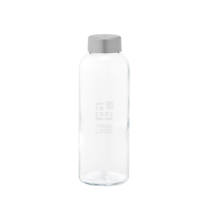 Botella de vidrio fabricada en Europa con tapa antifugas 500ml