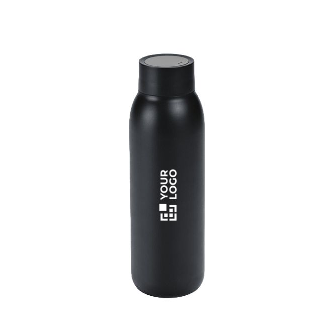 Botella de acero reciclado con carga inalámbrica y antifugas 610ml