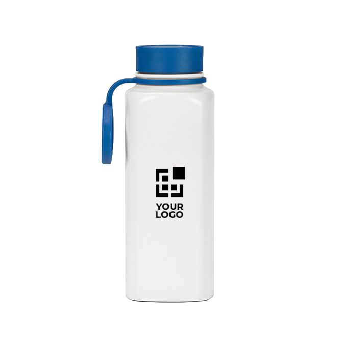 Botella de acero inoxidable reciclado con tapa 360 de pulsador 750ml