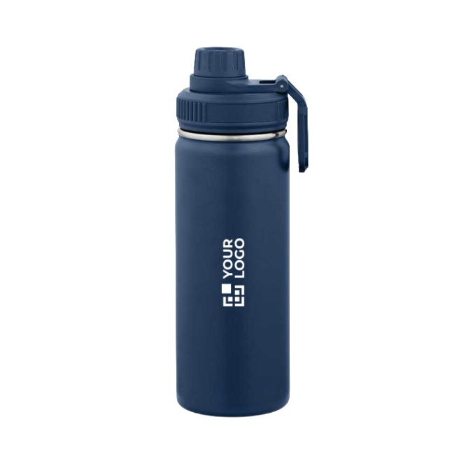 Botella térmica de acero inoxidable reciclado con tapa doble 500ml