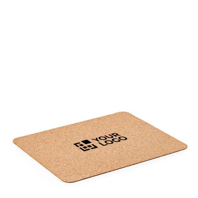 Tapete de escritorio de corcho rectangular fabricado en Europa