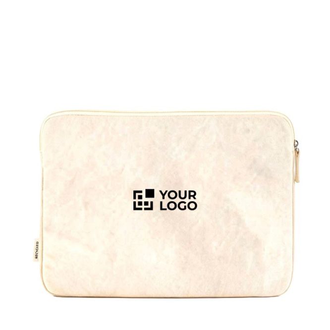 Funda para portátil con acolchado rígido de lona reciclada 15,6