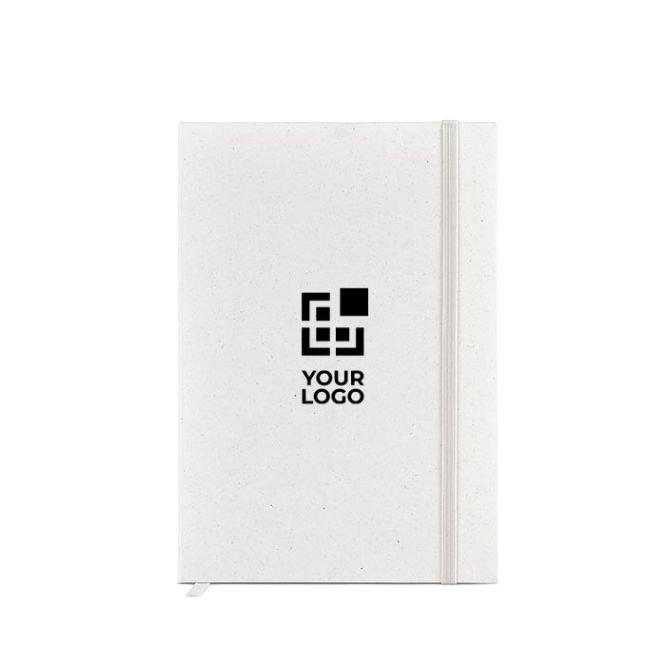 Libreta de tapa dura con cartón de leche reciclado A5 hojas a puntos