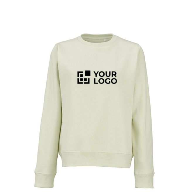 Sudadera de algodón orgánico de mujer cuello redondo 300g/m² Waikiki