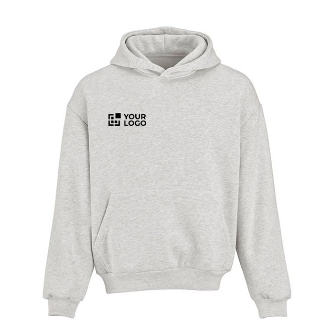 Sudadera algodón y poliéster reciclado unisex oversize 340g/m²Ericeira