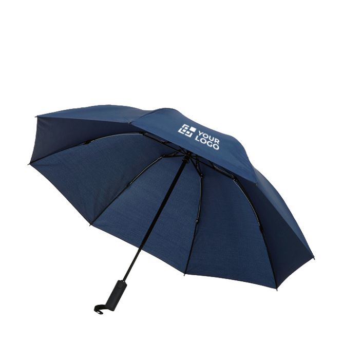 Paraguas plegable reversible de plástico reciclado automático ø101,5
