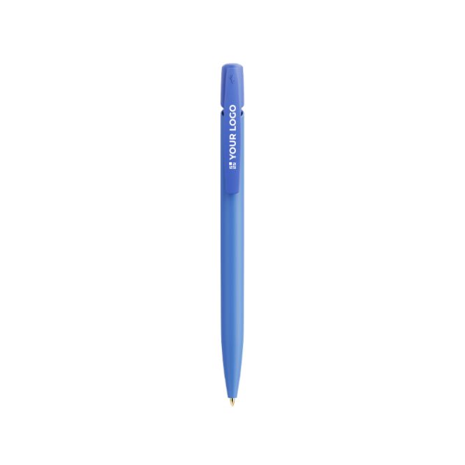 Bolígrafo de plástico con clip personalizable y tinta azul BIC®