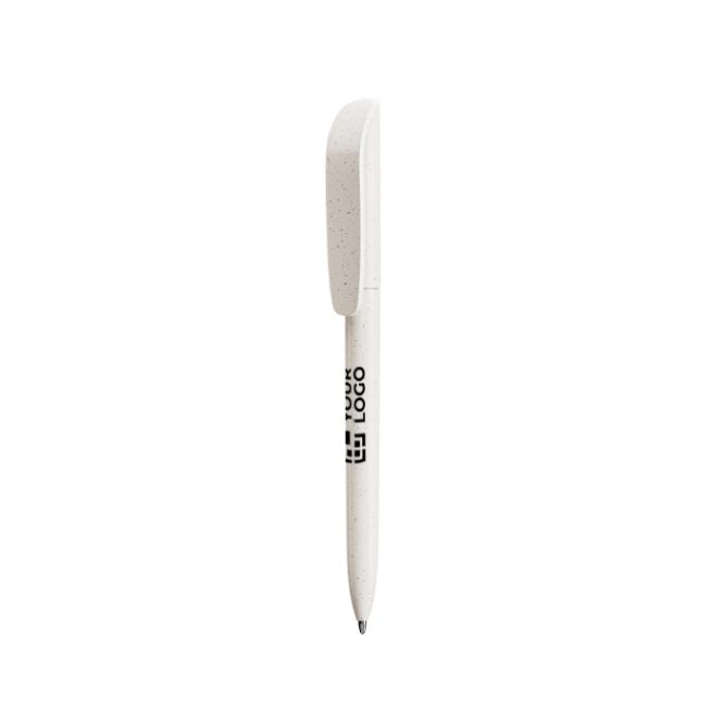 Bolígrafo biodegradable giratorio y escritura negra Super Clip Origin BIC®