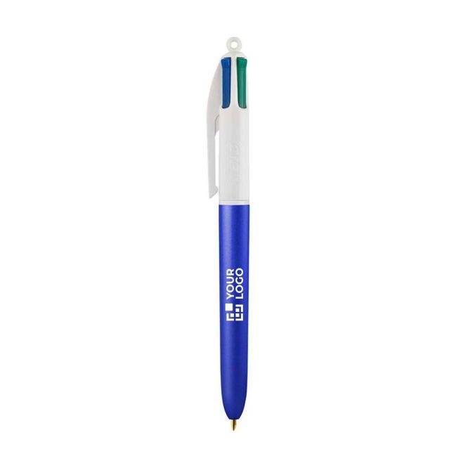 Bolígrafo de plástico estilo glaseado con tinta en 4 colores BIC®