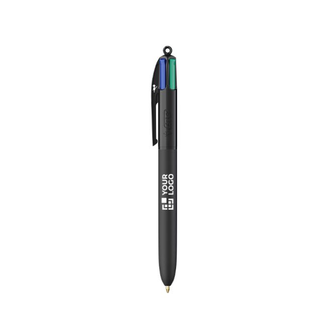 Bolígrafo de plástico de tacto suave con tinta de 4 colores BIC®