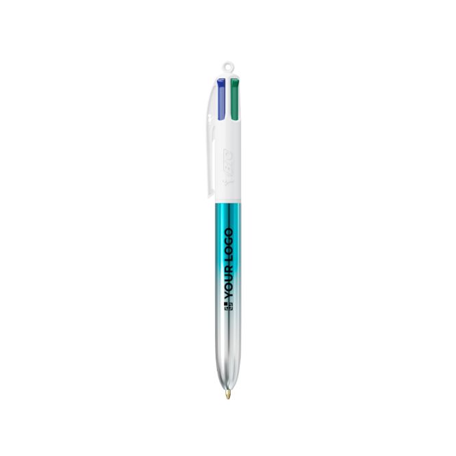 Bolígrafo de plástico fabricado en EU con multicarga y tinta 4 colores BIC®