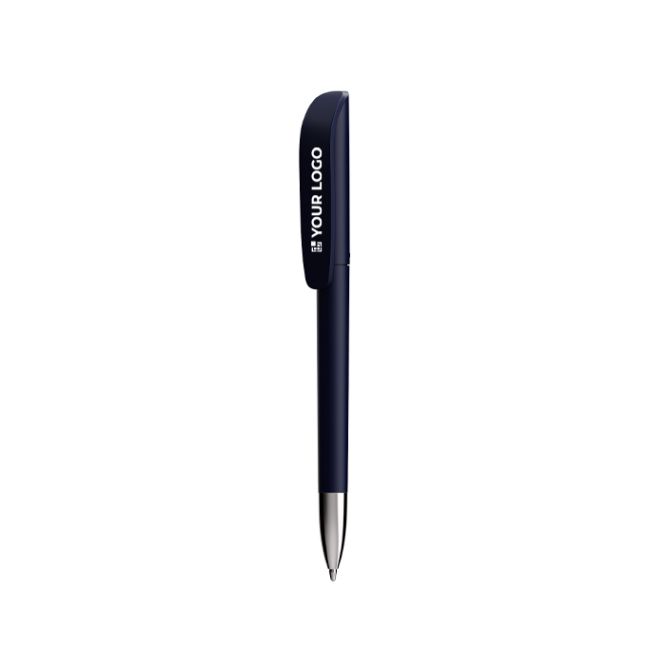 Bolígrafo de plástico recargable con tinta negra Super Clip Soft BIC®