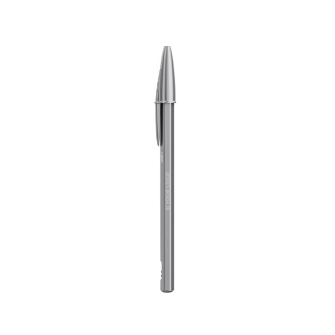 Bolígrafo metálico mate recargable con tinta azul Cristal® ReNew BIC®