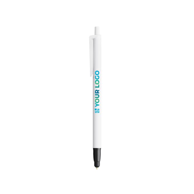 Bolígrafo de plástico con puntero táctil y tinta azul Clic Stic BIC®