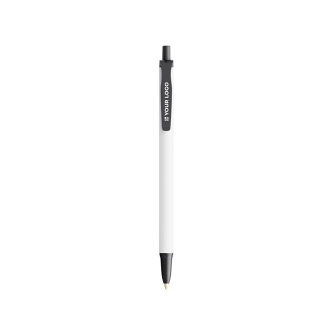 Bolígrafo de plástico reciclado con gran área de marcaje y tinta azul BIC®