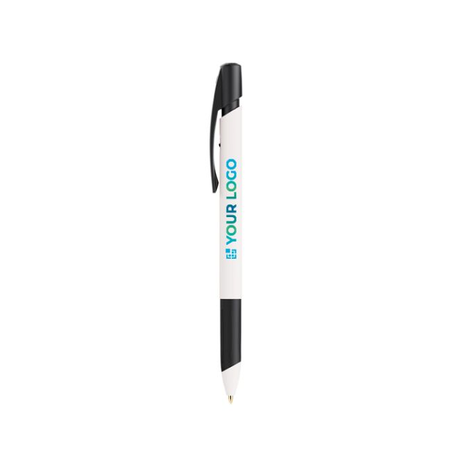 Bolígrafo de plástico reciclado con grip suave y tinta azul BIC®