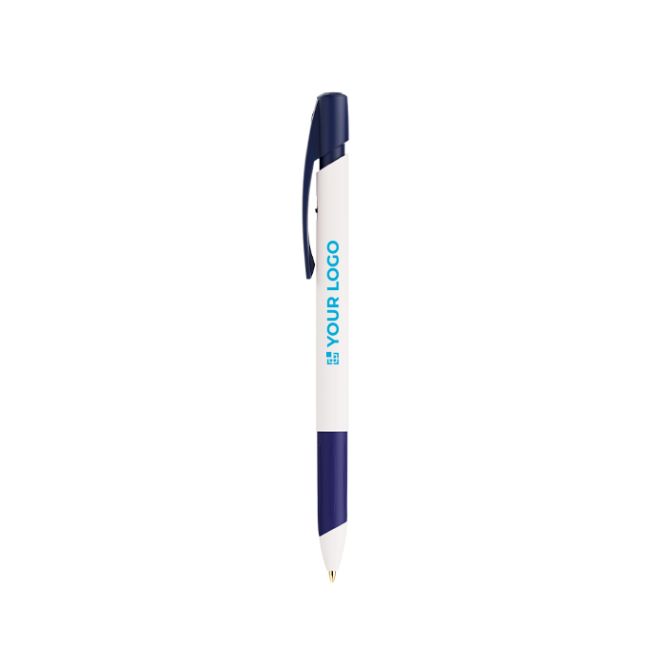 Bolígrafo de plástico reciclado con grip suave y tinta negra BIC®