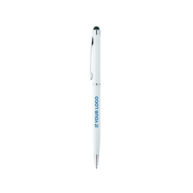 Bolígrafo metálico con puntero táctil y tinta azul Sleek Stylus BIC®