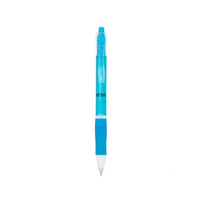 Bolígrafo de plástico con cuerpo translúcido y tinta azul Click BIC®