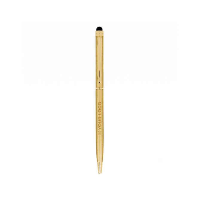 Bolígrafo metálico función táctil y tinta azul Sleek Stylus BIC®