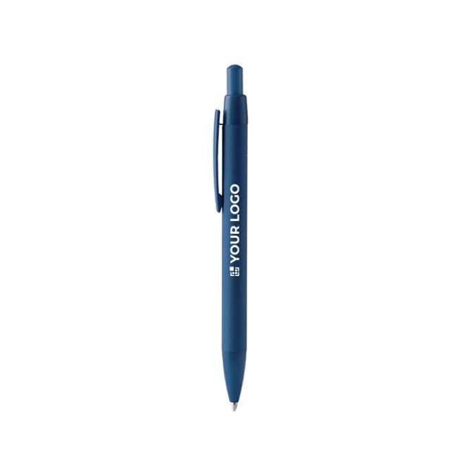 Bolígrafo de aluminio reciclado con carga jumbo tinta azul