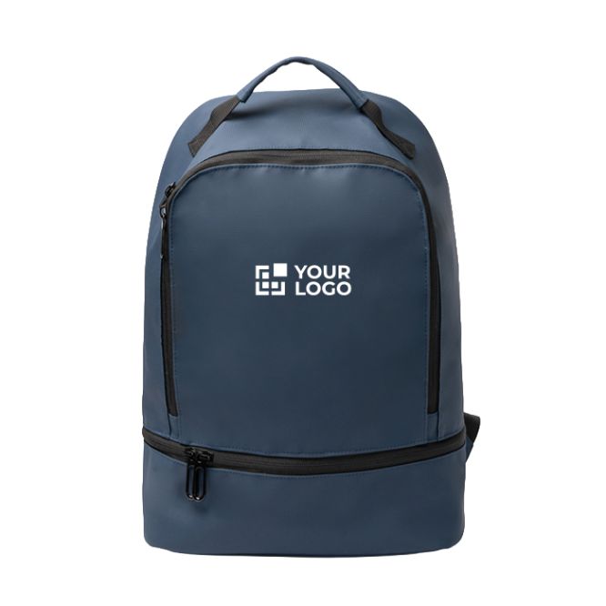 Mochila de piel sintética con bolsillo antirrobo y zapatillero 9
