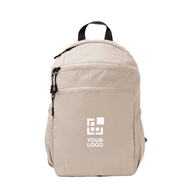 Mochila de nylon con bolsillos laterales para botellas 10