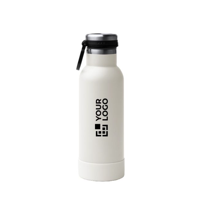 Botella de acero inoxidable reciclado con botón de apertura 480ml