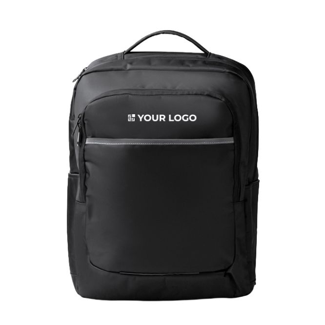 Mochila para portátil de nylon reciclado con bolsillo antirrobo 16