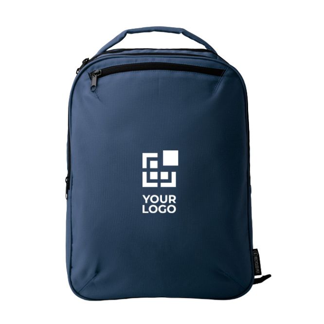 Mochila de poliéster reciclado con espalda y asas acolchadas 14''