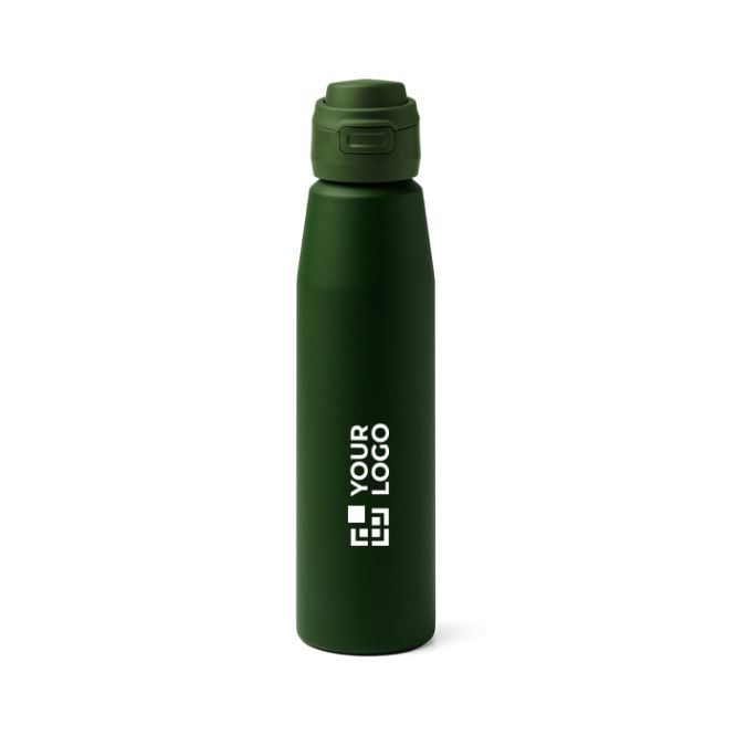 Botella de acero inoxidable con cierre antigoteo reforzado 750ml