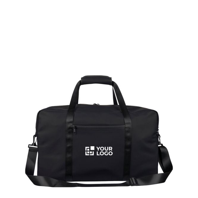 Bolsa deportiva y viaje de cuero sintético reciclado con doble asas