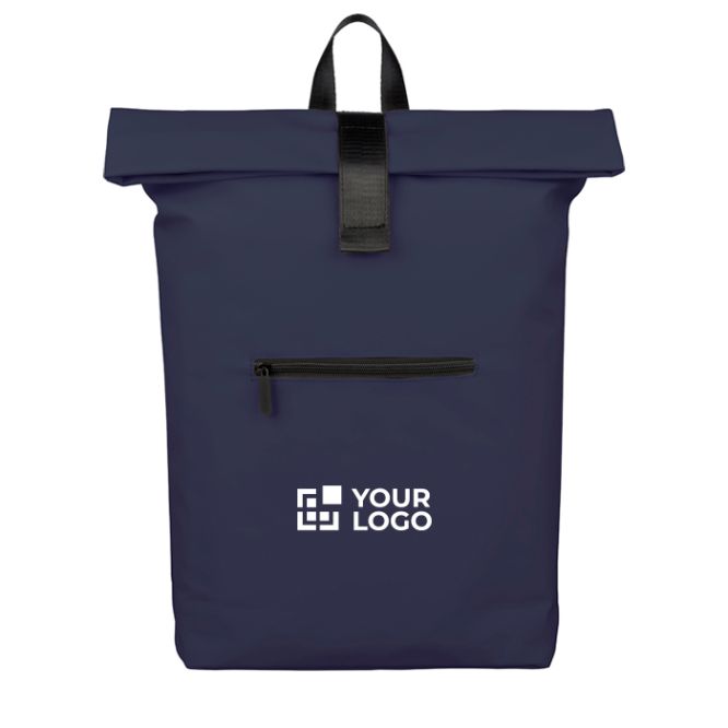 Mochila enrollable de cuero sintético para portátil 16''
