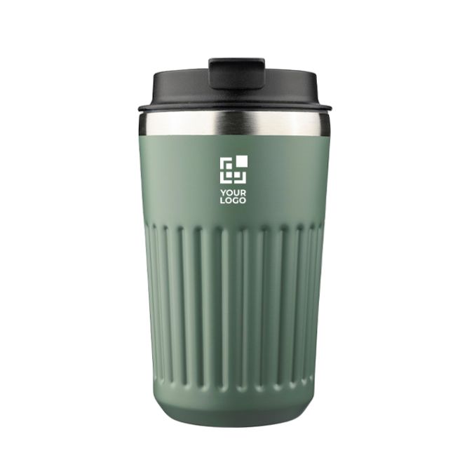 Vaso para llevar de acero inoxidable reciclado pared doble 400ml