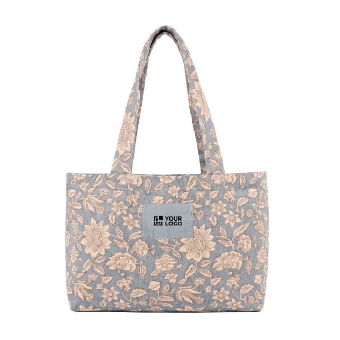 Bolsa de algodón y poliéster con estampado premium 220g/m²