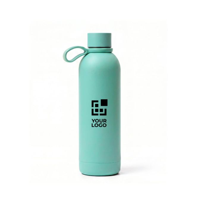 Botella térmica de acero inoxidable con doble pared y asa 500ml