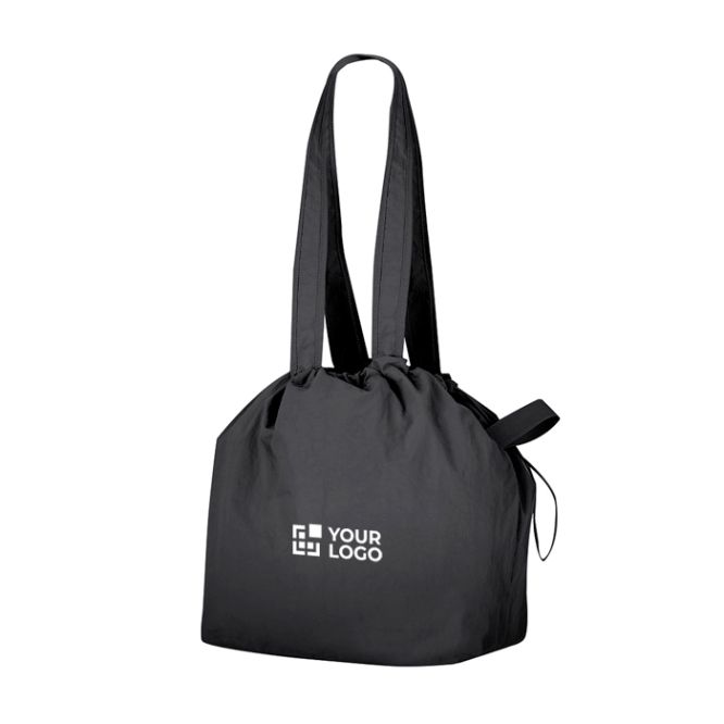 Bolsa de hombro de nylon con cierre de cordón ajustable 135g/m²