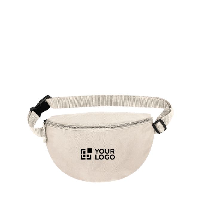 Riñonera de nylon con cinta ajustable de cierre con clip 135g/m²