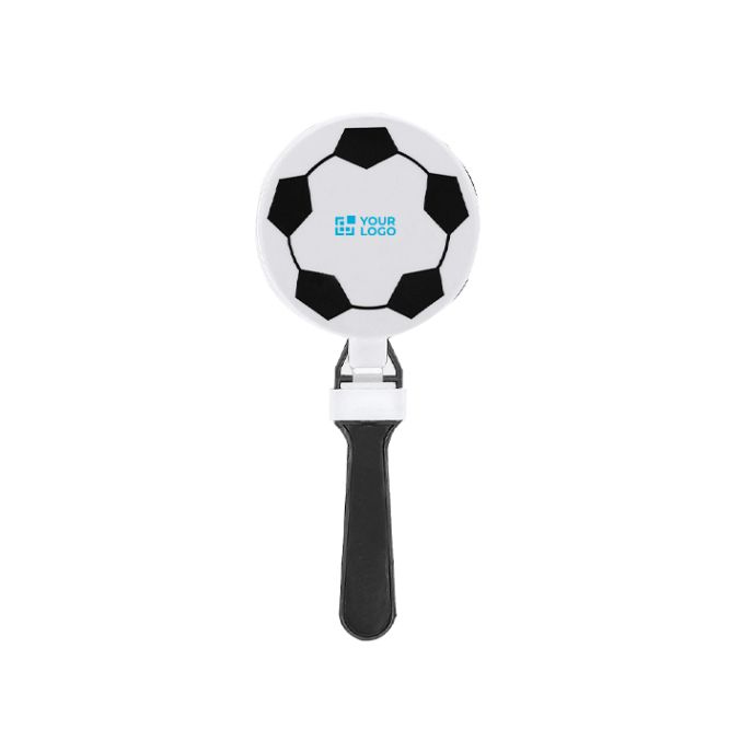 Aplaudidor promocional de plástico con diseño de balón de fútbol