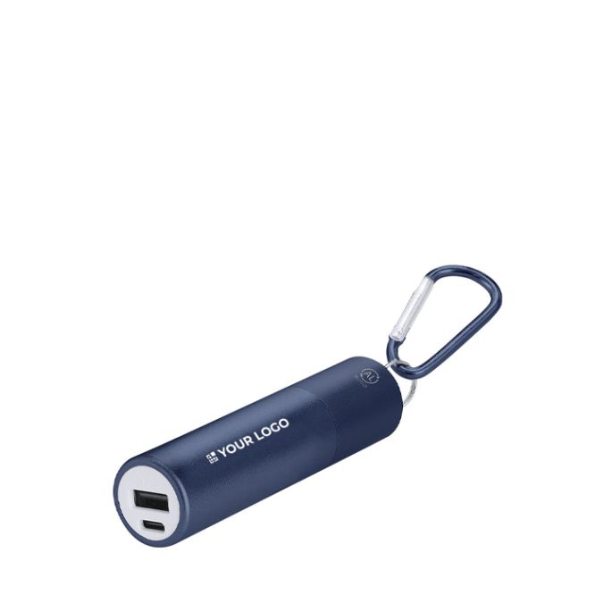 Power bank de aluminio reciclado recargable y extraíble 2200mAh