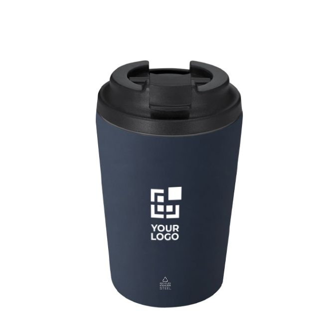Vaso térmico de acero inoxidable reciclado con cierre hermético 350ml
