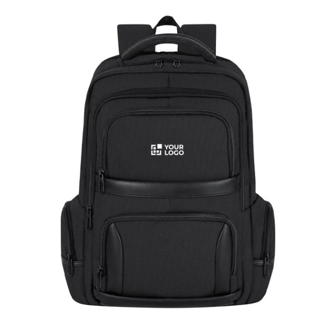 Mochila acolchada de poliéster y PU con espacio para portátil 15'' 27L