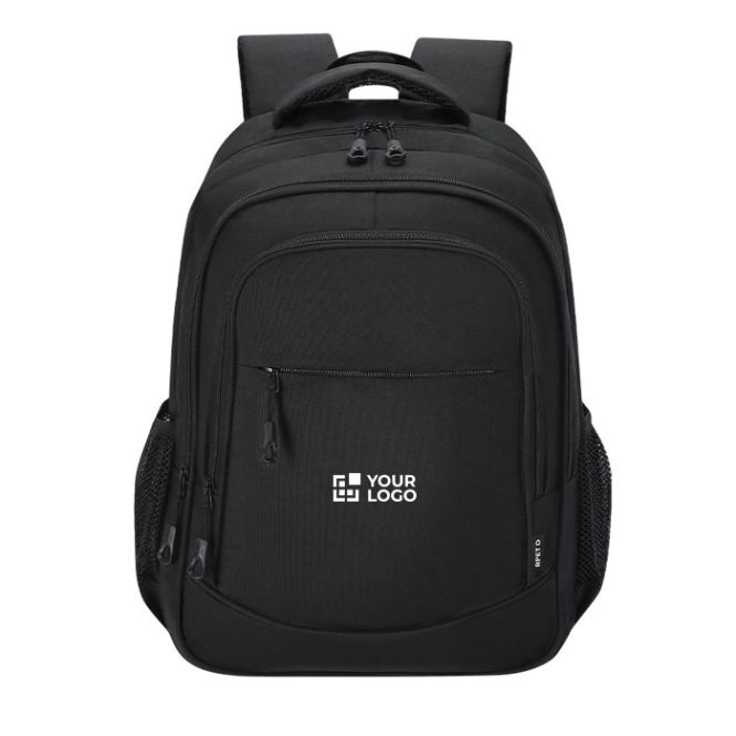 Mochila para portátil de RPET con 3 compartimentos a cremallera 15''